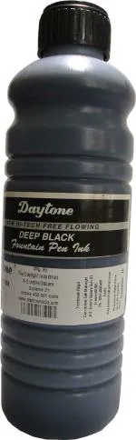 Daytone Fountain Pen Ink Black 500 Ml. Pack of 2