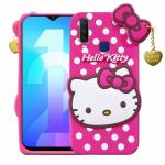 Clickaway Back Cover Vivo U10/Y17/Y15/Y12 Hello Kitty 360 Degree Protection Soft Silicon Rubber Bumper Back Hello Kitty Back Cover Vivo U10/Y17/Y15/Y12- Kitty Pink