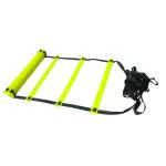 Fitfix Fluorescent Yellow Plastic Super Speed Flat And Light Weight Agility Ladder For Track And Field Sports Training, Football And Any Sports, 6 Meter