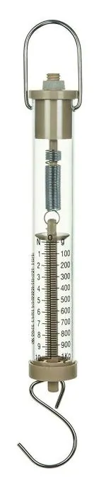 WKM Newton Force Meter Spring Scale Max Capacity Dual Labeled (1 kg)