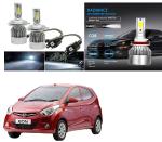 Feelitson White Car C6 H4 Compact Design 36W/3800Lm Led Headlight For Hyundai Eon (Pack Of 2)