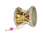 Real Seed Gold Pure Brass Shiv damru For Pooja Ghar (Pack of 1)