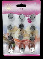 Mafahh Stainless Steel Mini Russian Nozzles set (12 Pcs)
