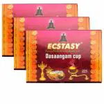 Ecstasy Dasangam Cup | 0% Charcoal Incense cups (Pack of 3 - 12 Cups Each Pack)