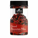 NATURE YARD Berries mix - 250gm - Mix of Dried Cranberry, Blueberry, Goji berry & Strawberry Dry fruits - Antioxidant rich Unsweetened berry