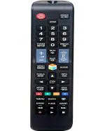 NixGlobal 560A-1 UNIVERSAL Remote Compatible with SAMSUNG 4K SMART LED LCD TV Remote Controller (Black)