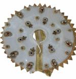 PRABHUVATI FASHION Laddu Gopal Poshak, Thakur Ji Dress, Dress for Kanha Ji, Fancy Dress for Bal Krishna, Dress for Krishna (white, 4 Number)