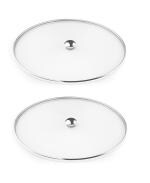 Stainless Steel Net Cover 10 No, MultiColour (Pack of 2)