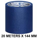 VCR Blue Masking Tape - 20 Meters in Length 144mm / 6