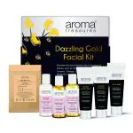 Aroma Treasures Dazzling gold facial kit for all skin types