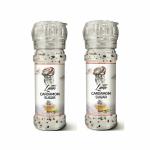 Lunn|Cardamom Sugar with Grinder|Rich in Natural Minerals |No GMO|No Artificial Flavors|Vegan|Gluten Free|60g each|Pack of 2