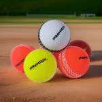 Prokick Seam Wind Ball/Practice Cricket Ball of PVC and Rubber (Multicolor - Pack of 6)