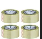 MADHAV ENTERPRISES Apex Self Adhesive Brown Cello Tape 3 inch 100 meter (4 Piece)68