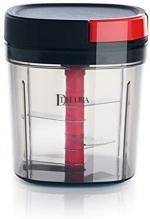 DDecora 1000 ml Stainless Steel Blade Dori Chopper,Quick Handy square chopper XXL Size Vegetable & Fruit Chopper (1)