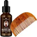 Park Daniel Combo Pack Of Beard Oil, 30 Ml And Handcrafted Wooden Beard Comb (Combo Of 2)