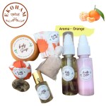 Ekoham ORANGE OIL Skin Care Combo Kit-Body Polishing & Relaxing Spa