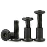RELY (Combo Set -10 Pcs) M6x65 mm Allen JCB Screw with JCB Female Sleeve Barrel Nut With Allen Key 1 Pc | Fastener for Joining Wood Boards, Cabinets, Cupboards,Chairs & Beds