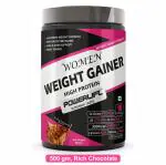 PowerLift Women Weight Gain powder for women (500gm Rich Chocolate) for increase Breast Muscle, Weight and mass gain for girls & Women, with 24 vitamins and minerals for Daily Vitamins