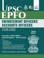 UPSC EPFO (Enforcement Officers/ Accounts Officers) Exam Guide 2nd Edition, _Disha Publication_paperback_636_English