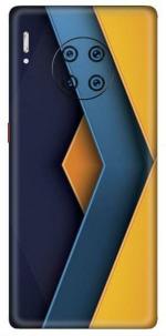 aadia Huawei Mate 30 Pro Matte Vinyl Textures Printed Mobile Skin Sticker with Scratch Resistant Lamination