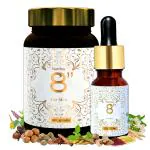 Nutriley 8 Inch Men Capsules + Lotion for Men Wellness & Performance (40 Caspules + 15 Ml Lotion)