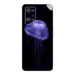 GADGETSWRAP Printed Vinyl Skin Sticker for Realme GT 2 - purple jellyfish