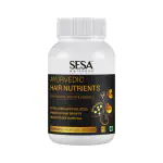 Sesa Ayurvedic Hair Nutrients (DHT Blocker)- 60 Capsules (Plant based DHT Blocker, Biotin & Omega-3)