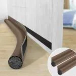 Hasthip Brown Pvc,Wood,Foam Door Bottom Sealing Strip (Pack Of 2)
