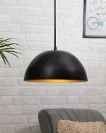 Homesake Metallic Black Pendant Hanging Light, Hanging Lamp 8