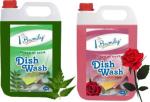 Bumily Pink Rose And Green Neem Dish Wash Liquid - 1+1 L