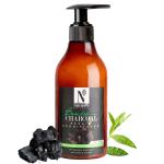 NutriGlow NATURAL'S Bamboo Charcoal Hair Conditioner With Jojoba & Argan Oil For Nourished hair, Detox Hair 300 ml