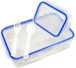 Pride kitchenware Plastic Lunch Tiffin Box for School and office 2 Containers Lunch Box (950 ml)