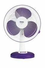 USHA Mist Air Icy 400 mm 3 Blade Table Fan (Purple, Pack of 1)