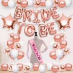 Zyozique Bachelorette Party Decorations Kit- Foil Banner, Balloons, Sash & Star Foil Balloons (44 Pcs)