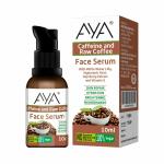 AYA Caffeine and Coffee Face Serum (10 ml) | For Skin Repair, Hydration, Brightening and Nourishment | No Paraben, No Silicone, No Mineral Oil, 100% Vegan