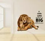 Cute Lion Family Wth Love Quotes