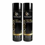 KERACITY 300 ml Hair Botox Silky Shampoo and Conditioner | Infused with 9 essential proteins, Formulated in USA