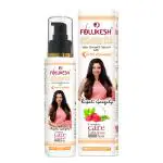 Follikesh Hair Serum for Hair Growth, Non Sticky Hair Growth Serum with UV (SPF-15) Protection for Dry Frizzy Hair for Women & Men | Makes Hair Strong, Silky & Smooth Inside Out - 100ml