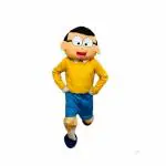 COSTUME KING Cartoon Mascot Costume For Theme Birthday Party & Events | Adults | Full Size Adults NOBITA