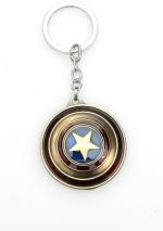 Blue Aura Marvel Multicolor Metal Avengers Infinity War Captain America Shield Keyring For Bikers Key Chain