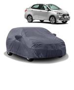 Carigiri Grey Car Body Cover For Hyundai Xcent(Triple Stitched,Mirror Pockets,Uv Resistant,Dustproof)(Models-2014, 2015, 2016, 2017, 2018, 2019, 2020, 2021,2022)