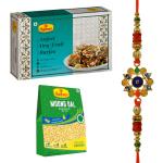Haldiram's Nagpur Anjeer Dry Fruit Burfee -500gm, Moong Dal(200 gm) With Premium Rakhi