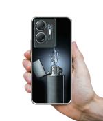 Casotec Water Lighter Design Printed Silicon Soft TPU Back Case Cover for Infinix Hot 30 5G