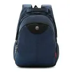 Harissons Bags Azzaro Navy Blue Polyester 17 inch Office Laptop Backpacks for Men and Women 35 L (HB028NAVYBLUE)