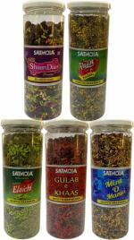 Satmola Mouth Freshener Combo - Shaan Daar, Paan-E-Andaaj, Elaichi, Gulab E Khaas And Mint O Mania Mix 5 x 236.2 g Pack Of 5