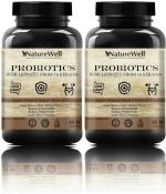Naturewell Ultra Probiotic Supplement 30 Billion Cfu And Prebiotics Capsules, 60 Capsules Each (Pack Of 2)