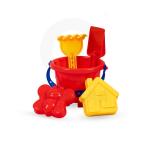 Beach Toys Set for Kids, Indian Made 5 Pcs Comfort Material, Sandpit Bucket,Animal, Mould, Beach Shovel Spade Etc Tool Kit, Beach Art Learning Toys, Also Use in Bath Tub Toys