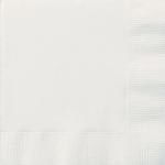 Tiki Times Bright White Luncheon Napkins 33cm x 33cm 20pk