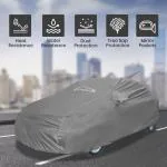 Autoistix Waterproof and Hear Resistant Mist Grey Skin-Fitted Car Body Cover Compatible with Honda Brio 2017