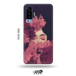 Tweakymod Printed Shy Girl Back Cover For Vivo X50